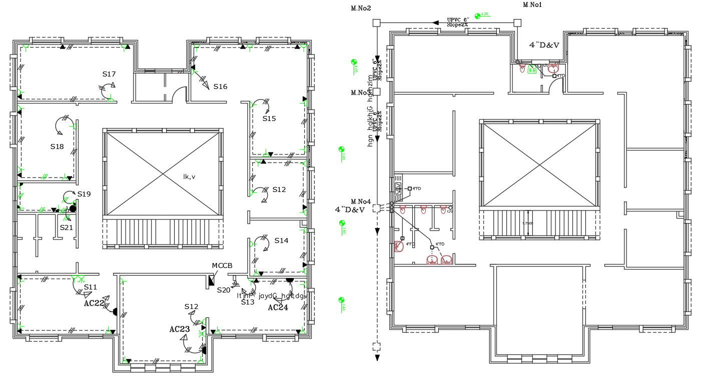 Electrical And Plumbing Design In Hostel Building Free Download
