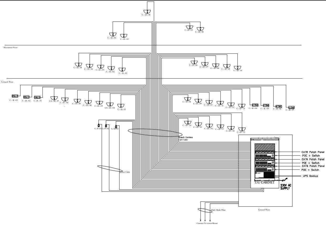Electrical Circuit CAD Diagram in DWG Format