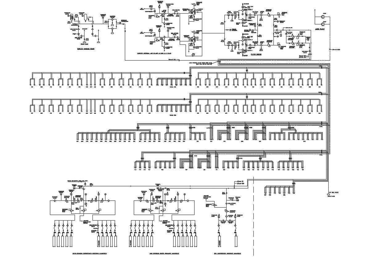 Electrical Circuits Diagram Design AutoCAD File