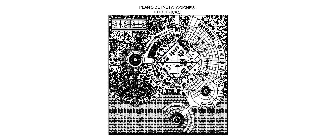Electrical Installation Plan In AutoCAD File