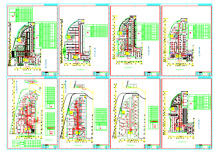 Electrical Lay-out Diagram Design in autocad drawing