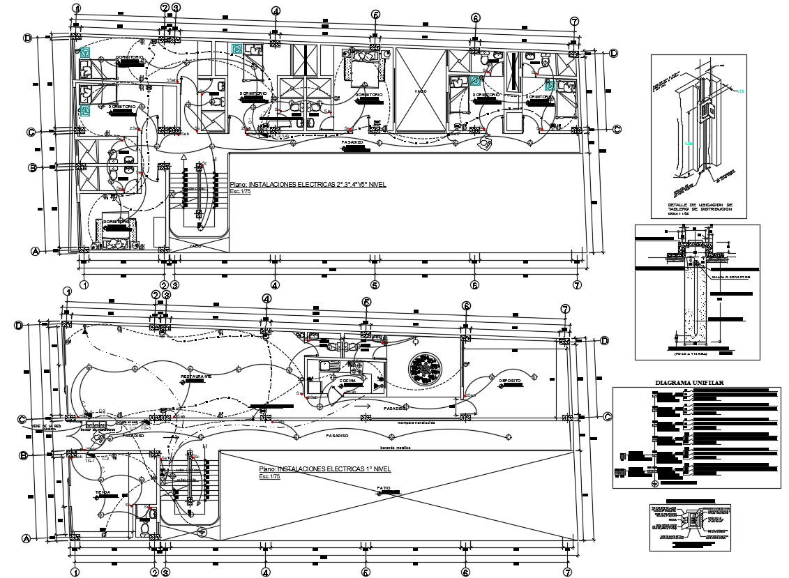 Electrical Layout Plan AutoCAD file
