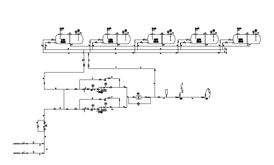 Electrical Wiring Circuit Diagram Design AutoCAD Drawing