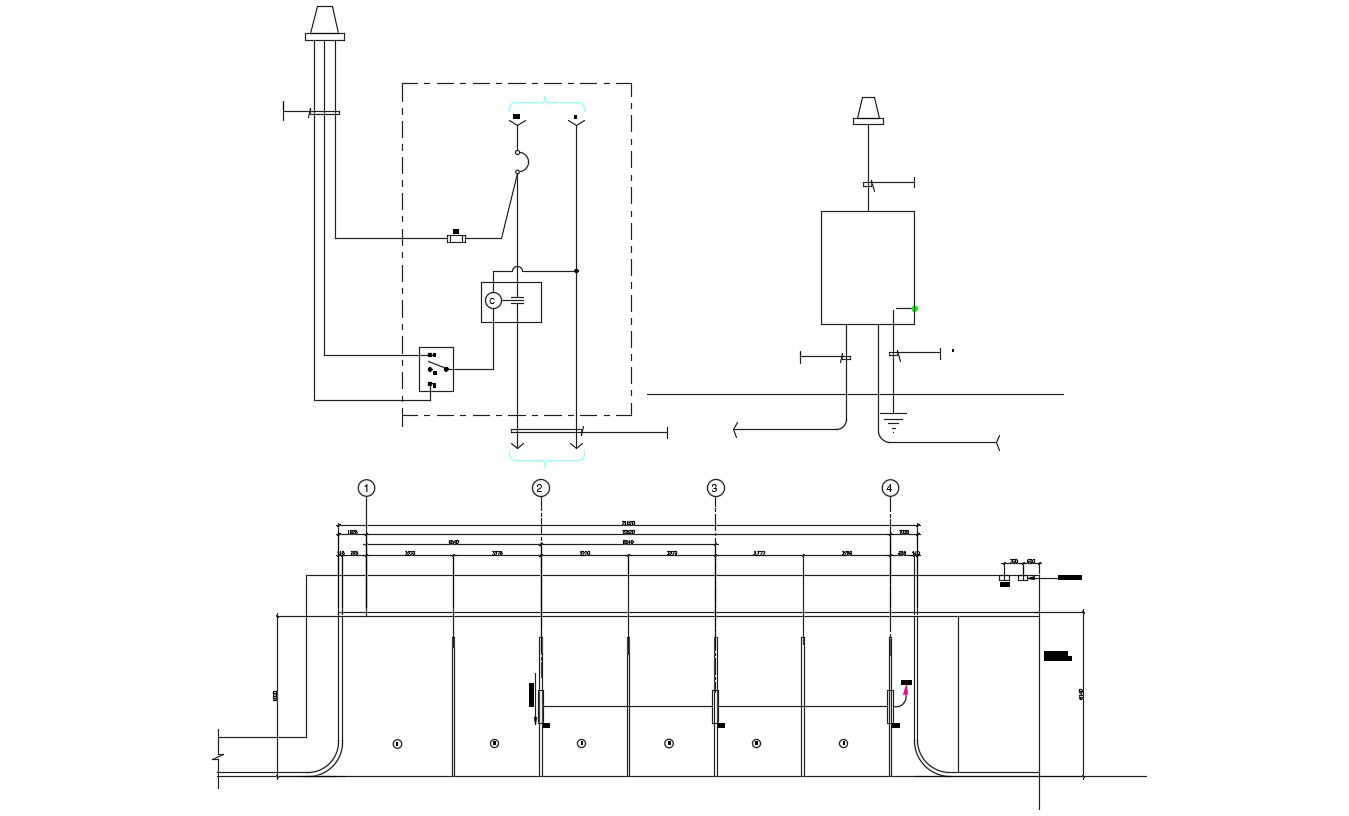Electrical Wiring Design CAD Drawing Free Download