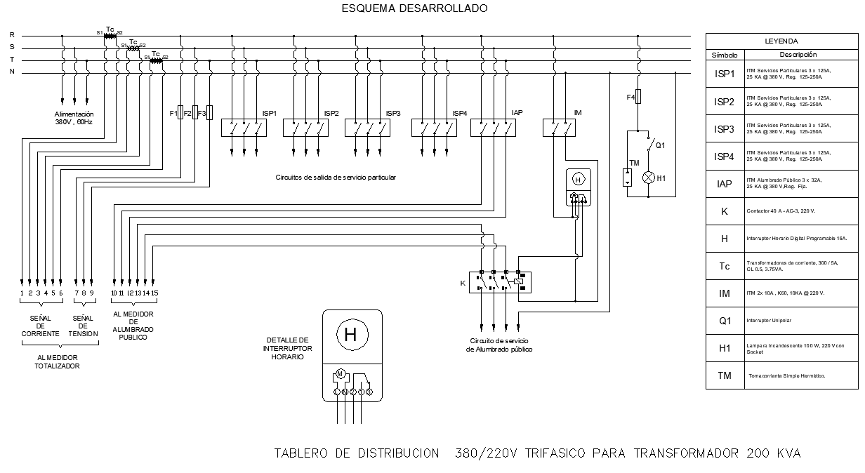 Electrical circuit plan autocad file