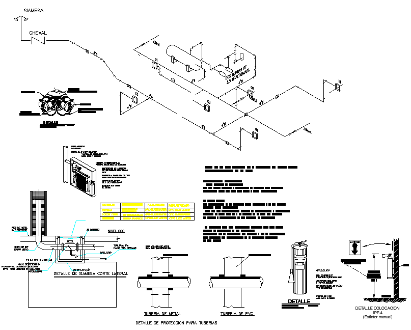 Electrical circuit plan detail
