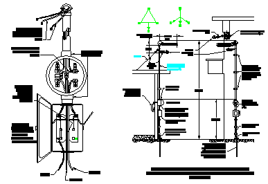 Electrical connection detail design drawing