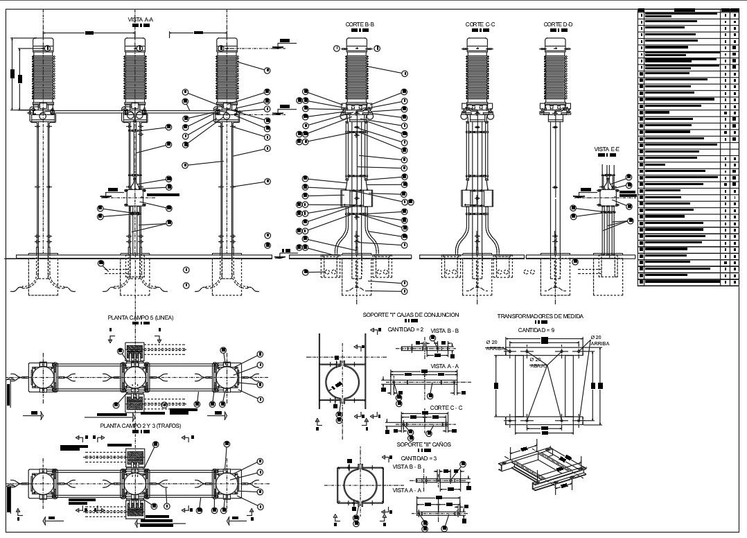Electrical Design Layout Drawing in AutoCAD DWG File