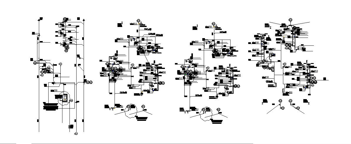 Electrical diagram and installation details of apartment flat dwg file