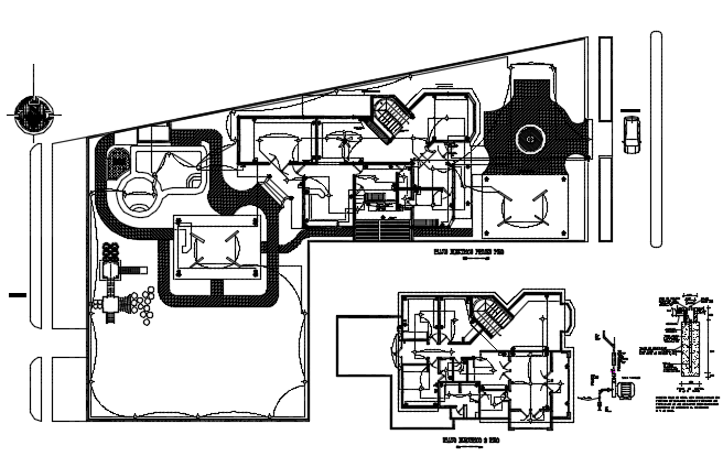 Electrical house plan detail dwg file