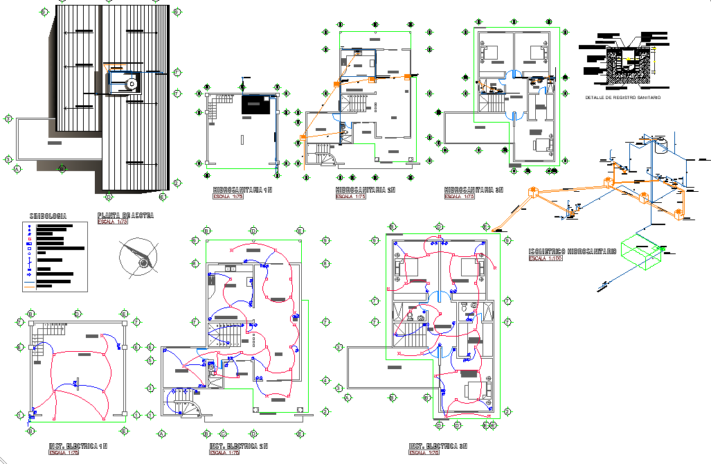 Electrical house plan layout file