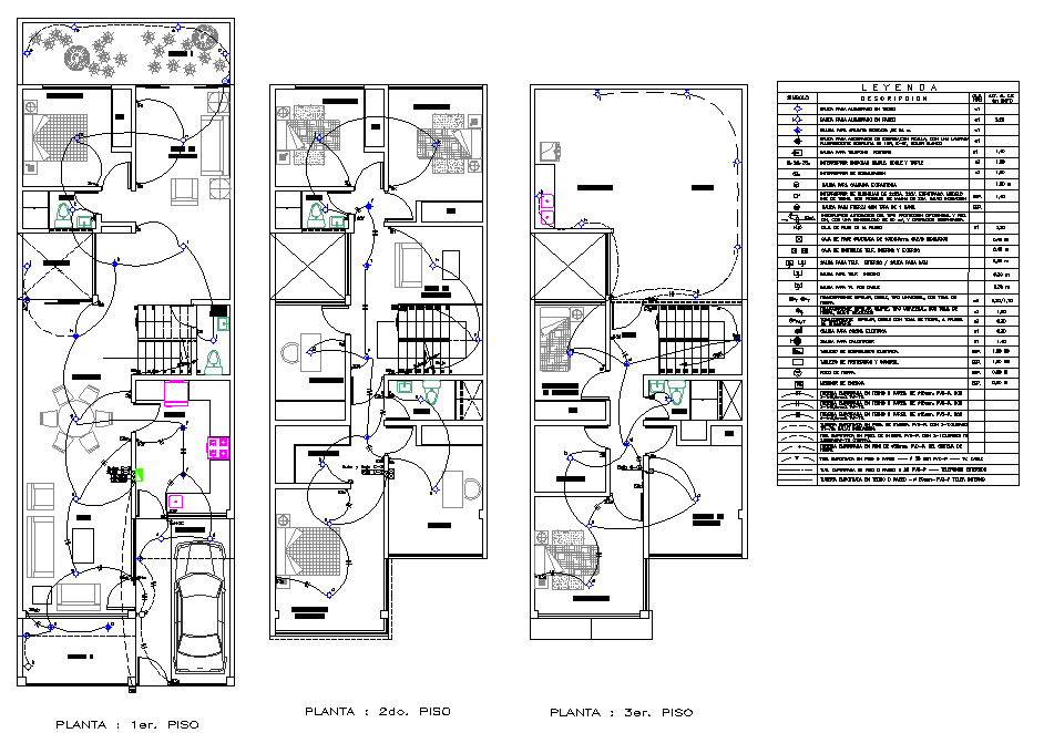 Electrical house plan layout file