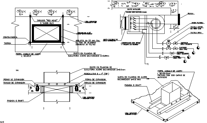Electrical installation details of building dwg file