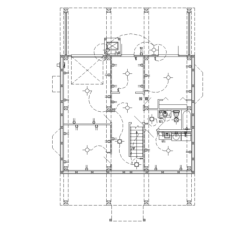Electrical installation layout plan