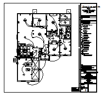 Electrical layout of house design drawing