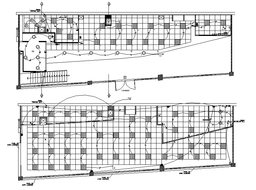 Electrical layout plan dwg file