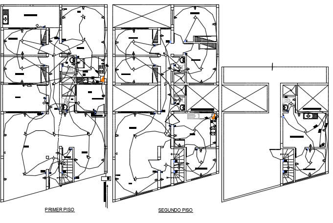 Electrical plan detail dwg file