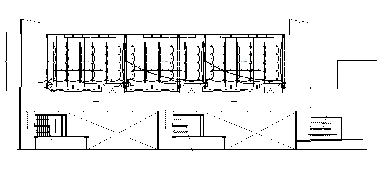 Electrical Plan with Detailed Circuit Layout in DWG File