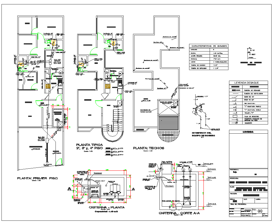 Electrical Plan Layout with Circuit Details in DWG File