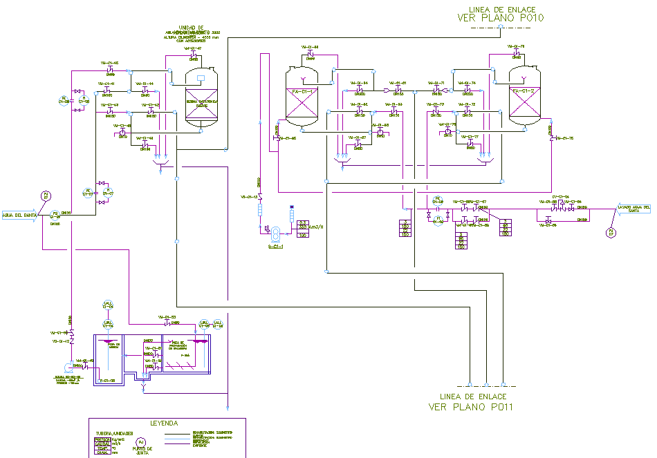 Electrical water circuit detail dwg file