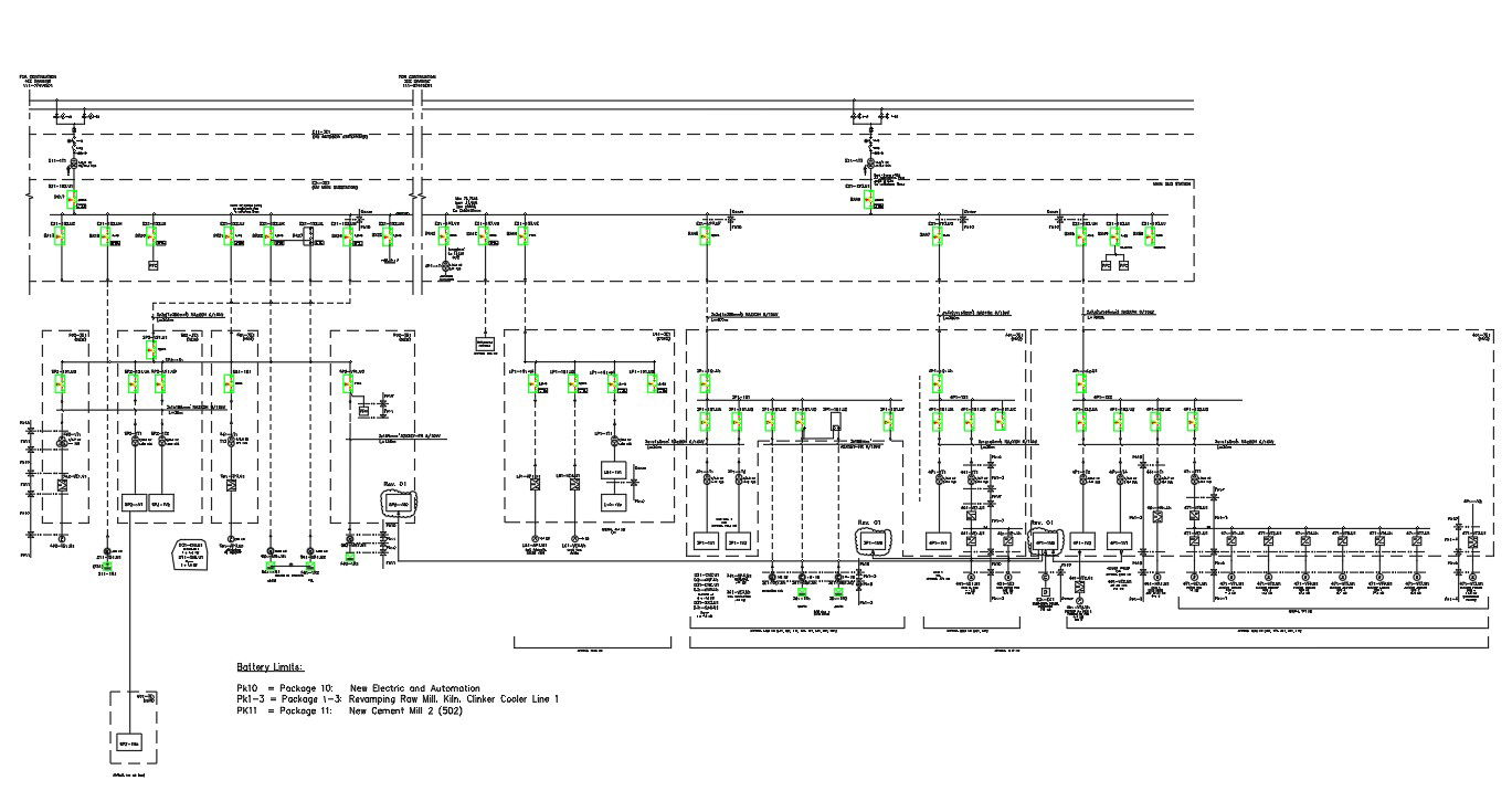 Electrical Circuit Diagram AutoCAD File