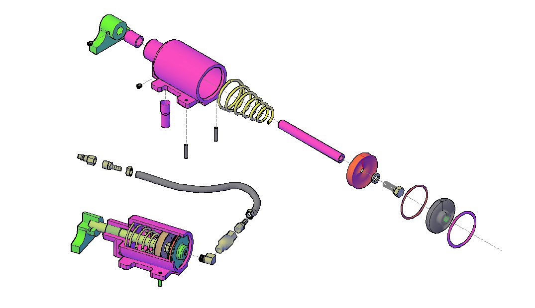 Electrical Motor 3d model CAD Blocks