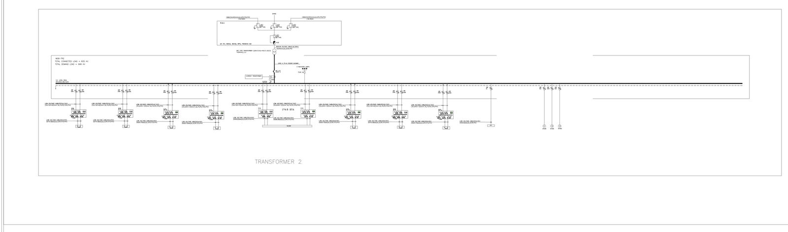 Electrical Panel Wiring Details in CAD Drawing File 