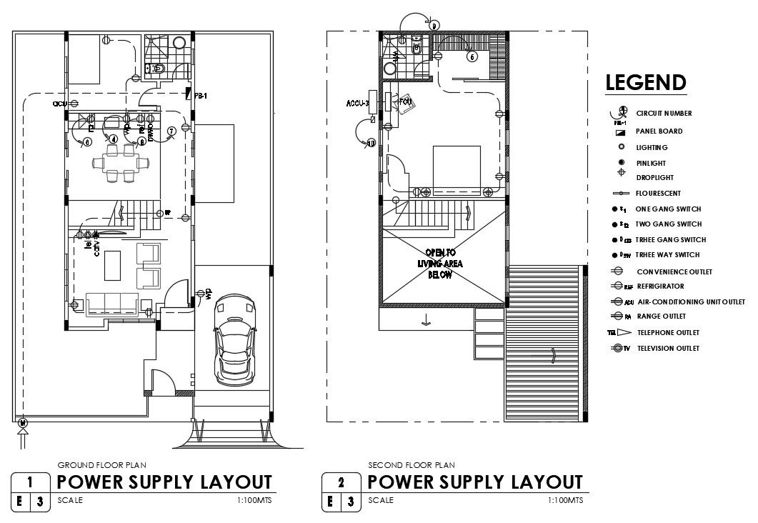 Electrical plan given in this 2D Autocad drawing file.Download 2D autocad drawing dwg FILE.