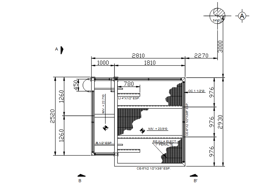 Electrical Plan of Factory in Detail AutoCAD DWG File