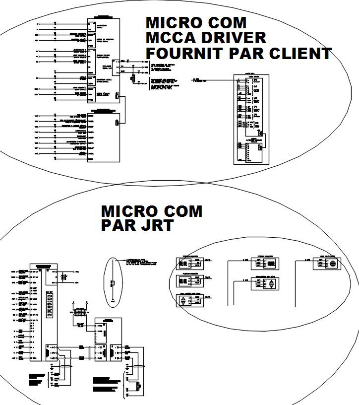 Electric wiring diagram of the micro computer in AutoCAD 2D drawing, CAD file, dwg file
