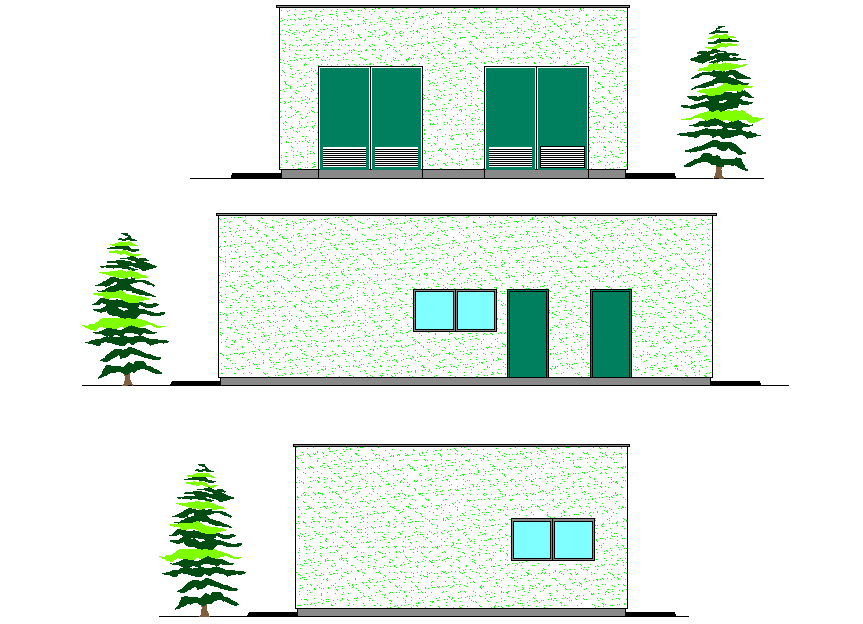 Elevation Building transformation plan detail