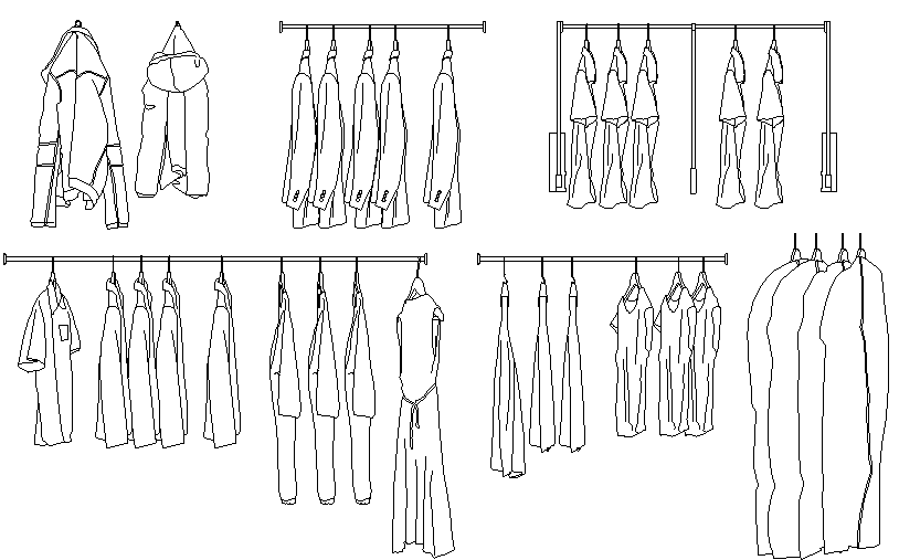 Download Free Closets Block In DWG File