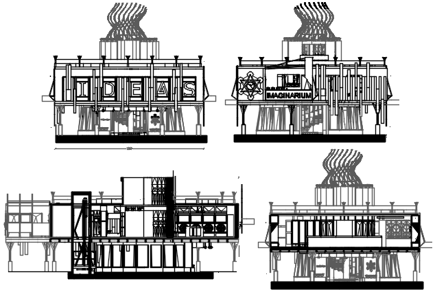 Elevation detail dwg file