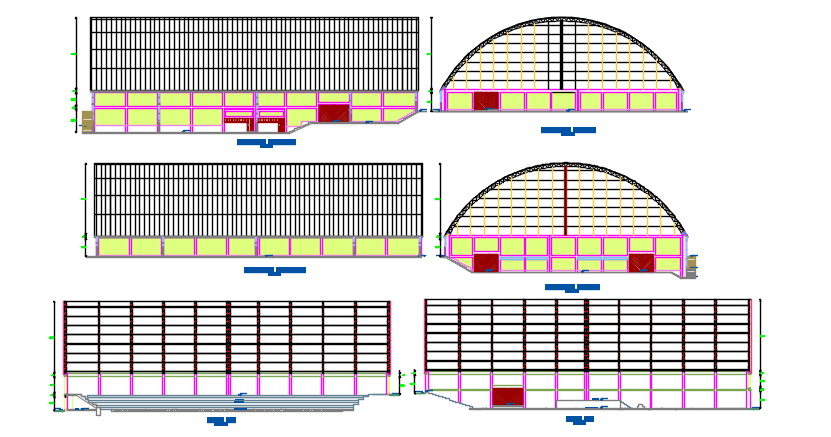 Elevation detail dwg file