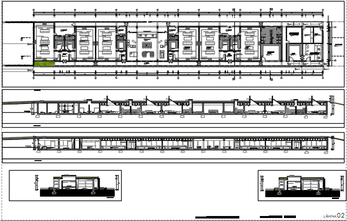 Elevation plan detail dwg file
