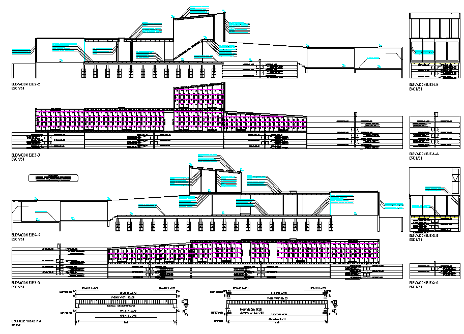 Elevation single family structure plan layout file