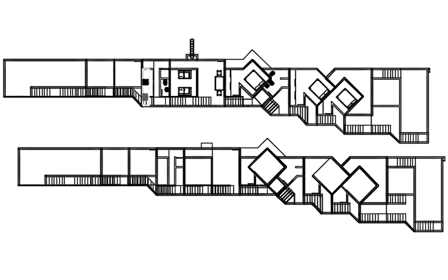 Elevation tolohouse plan detail dwg file