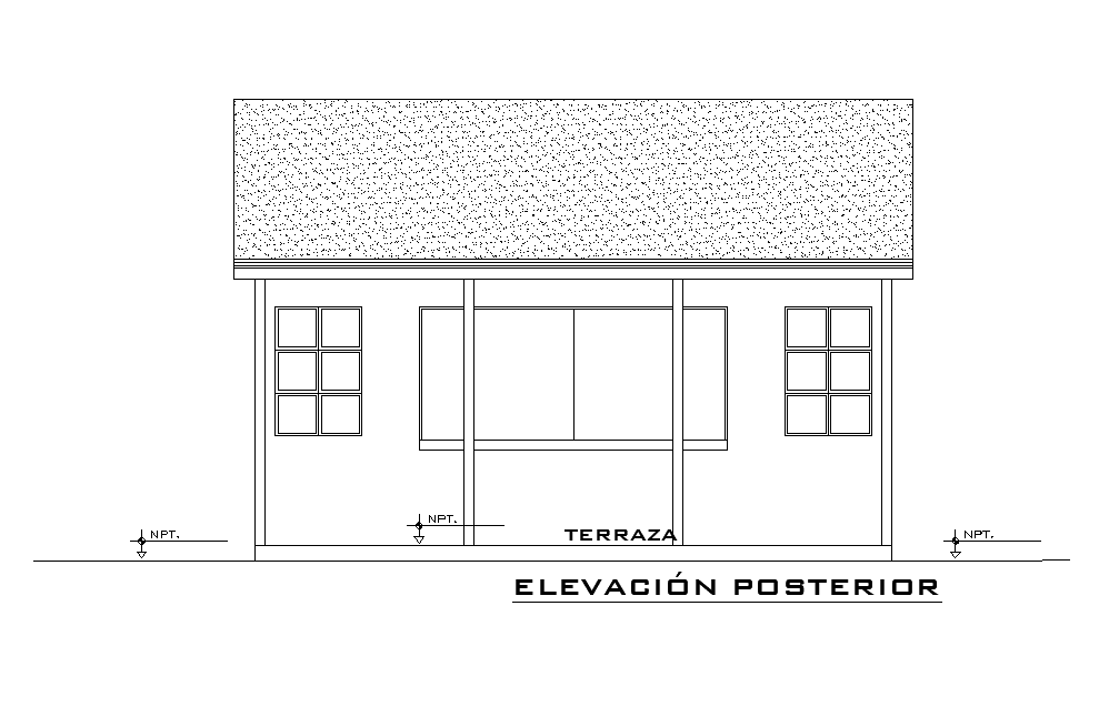 Elevation detail drawing presented in this AutoCAD file. Download this 2d AutoCAD drawing file.