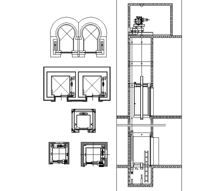 Elevator CAD Drawings Download