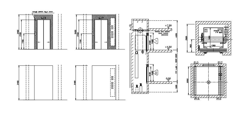 Elevator Design CAD Drawing Free Download