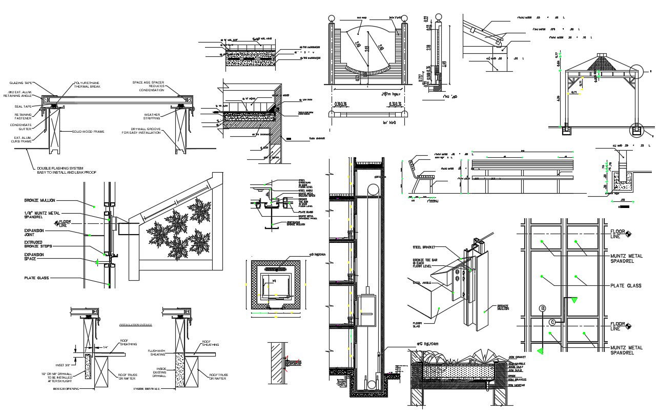 Elevator Design Plan DWG File
