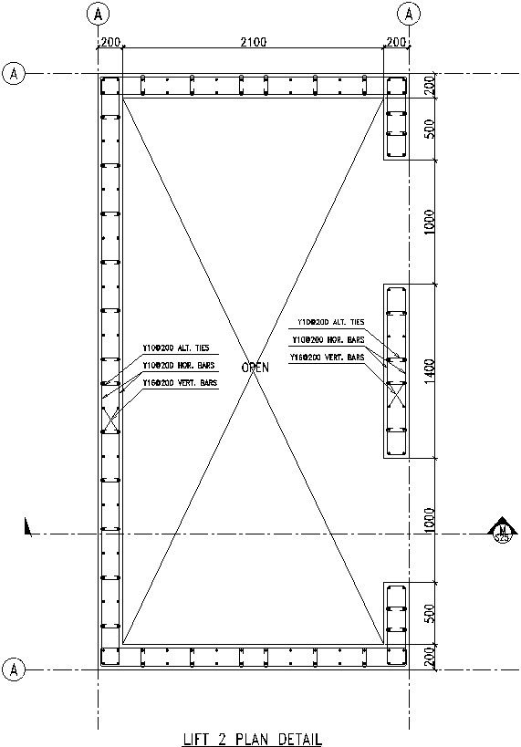 Elevator plan details in AutoCAD, dwg files.
