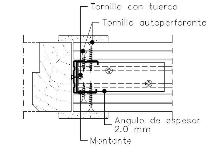 Encounter door frame-plaster panel block