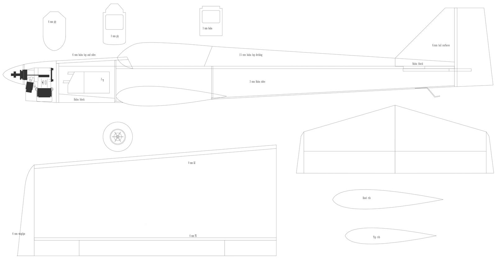 Engine design for double motor airplane dwg autocad drawing .
