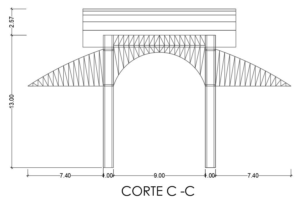 Enlarged detail of Canopy section drawing defined in this AutoCAD file. Download this 2d AutoCAD drawing file.