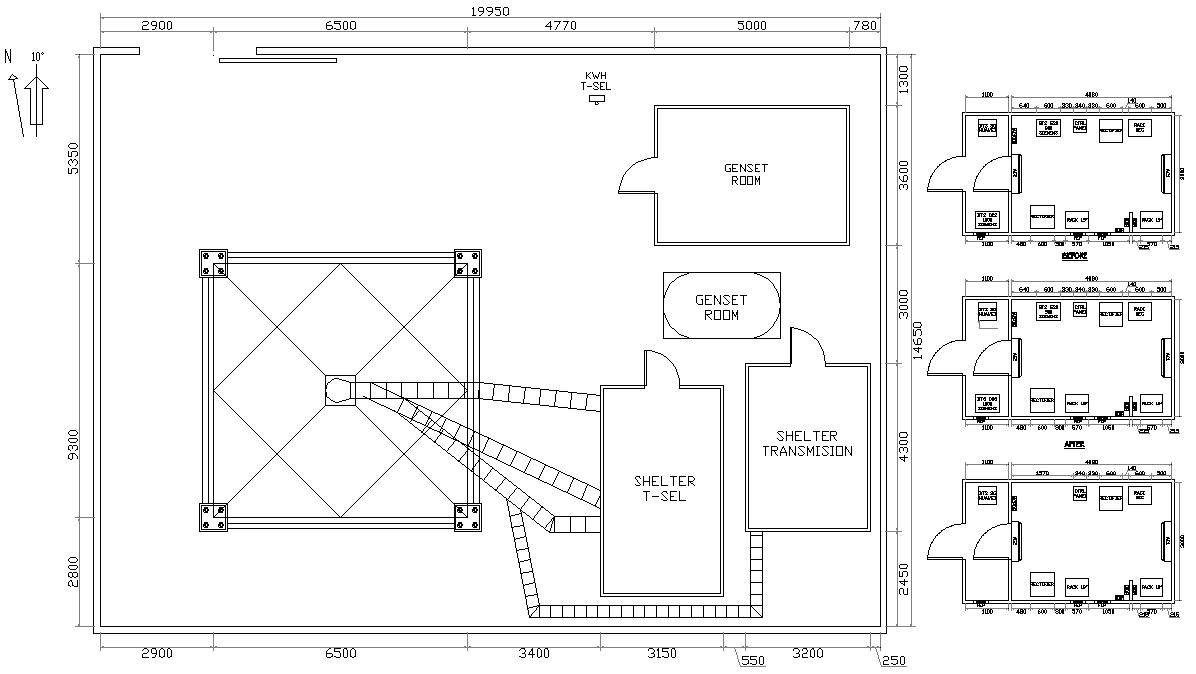 Equipment Technical room design drawing,Download CAD DWG file.