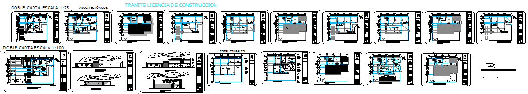 Extension of house designing drawing architectural based
