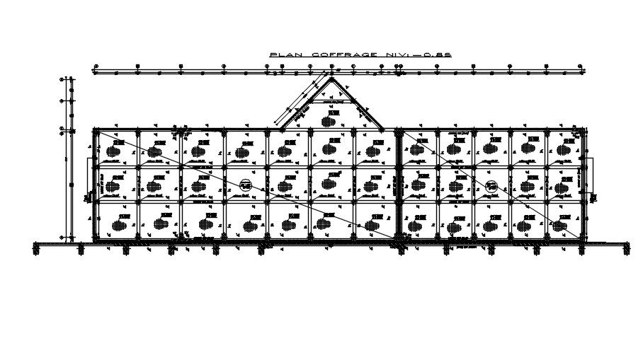 FORMWORK PLAN details in AutoCAD 2D drawing, CAD file, dwg file