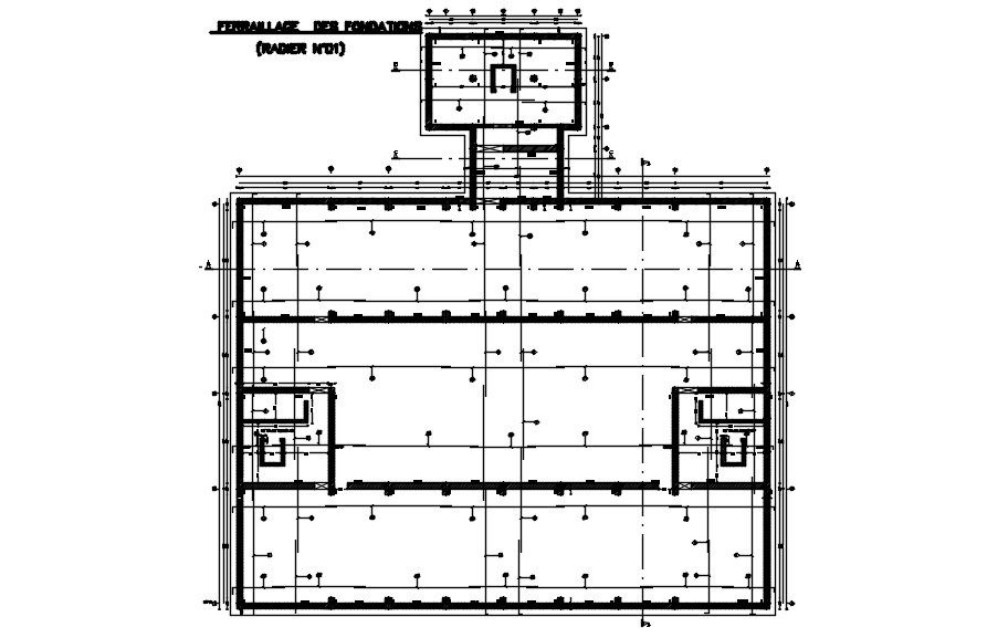 FOUNDATION REINFORCEMENT details in AutoCAD 2D drawing, CAD file, dwg file