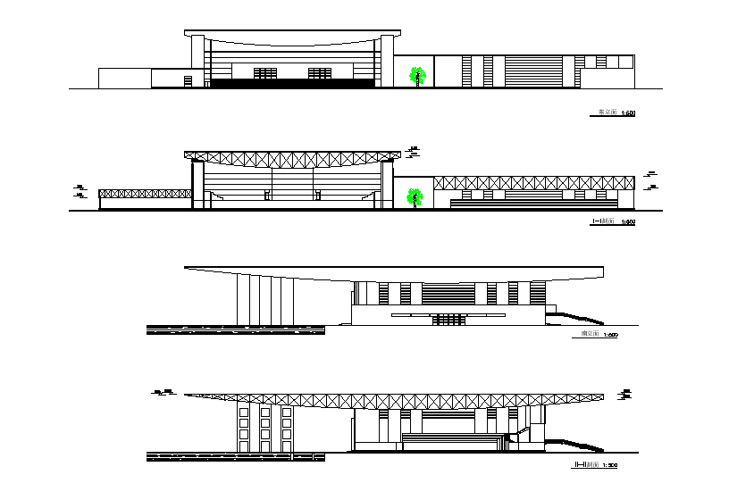 Façade elevation detail drawing specified in this AutoCAD file. Download this 2d AutoCAD drawing file.